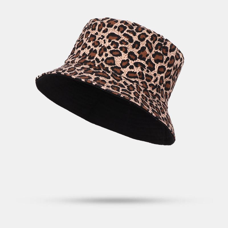 Aurinkovarjo Aurinkohattu Väri Leopard Fisherman Cap