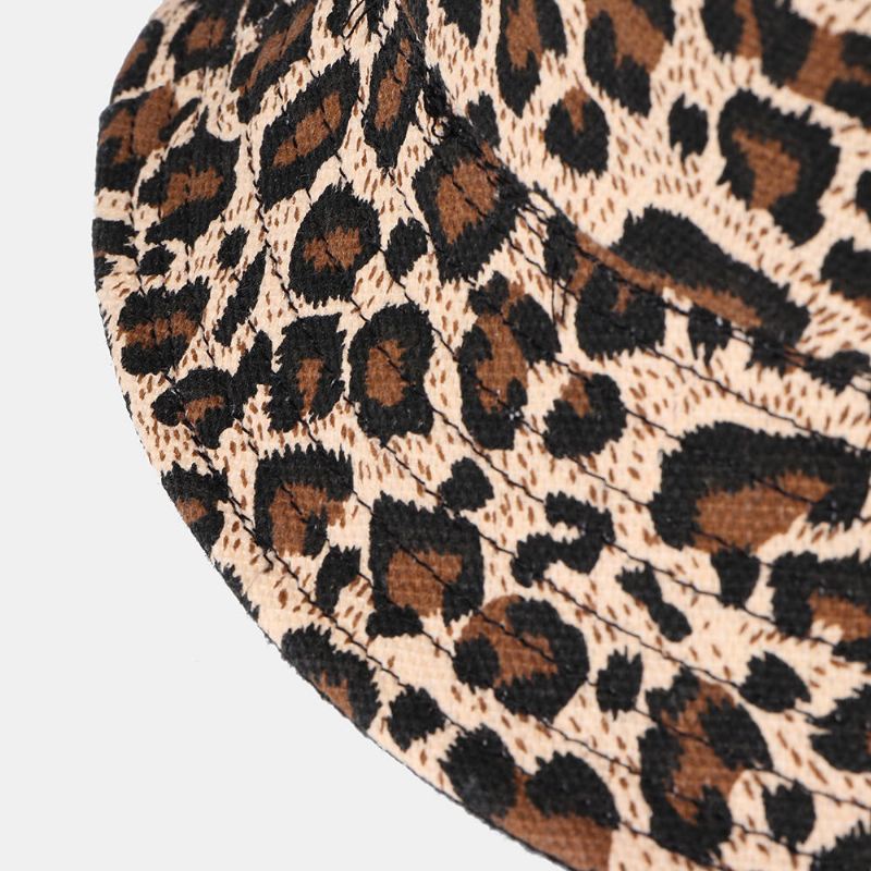 Aurinkovarjo Aurinkohattu Väri Leopard Fisherman Cap