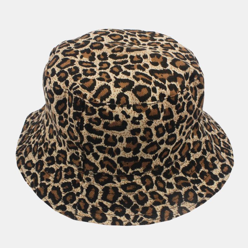 Aurinkovarjo Aurinkohattu Väri Leopard Fisherman Cap