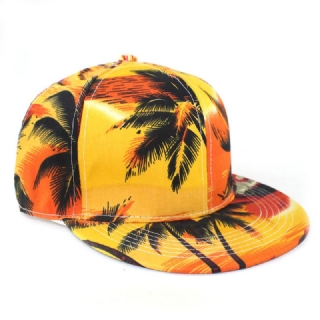 Coconut Tree Seaside Baseball-lippis Litteänä Hip Hop Hattu
