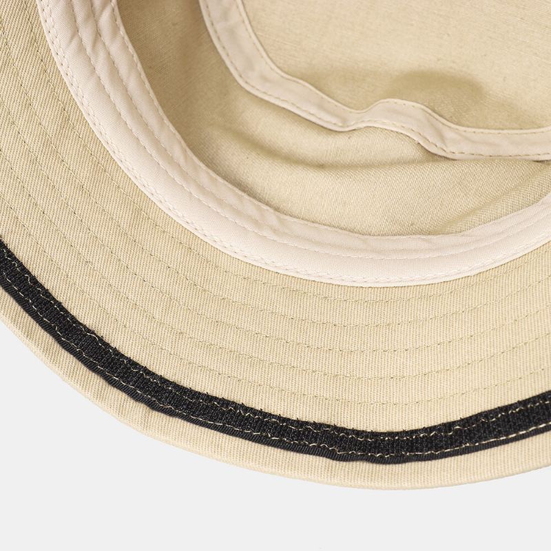 Collrown Cotton Bucket Cap Varjostin Isolierinen Yksivärinen Kalastajan Hattu