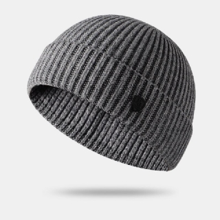 Miehet Pipo Hatut Neulottu Kirjeetiketti Kaikki Ottelut Thicken Warmth Landlord Cap Skull Cap