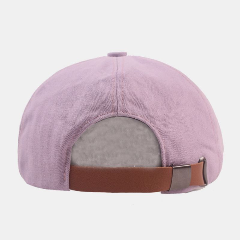 Miesten Cotton Baret Cap Yksivärinen Retro Säädettävä Sanomalehtihattu Maalari Hattu Kahdeksankulmainen Hattu