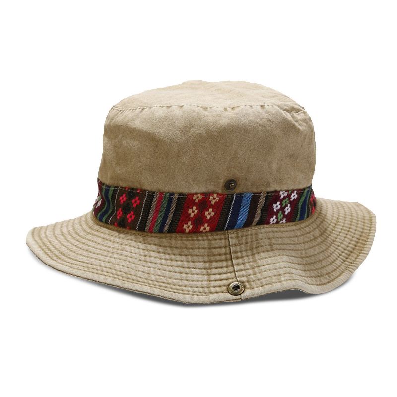 Miesten Puuvilla Pesty Ulkoilu Urheilu Matka Vuorikiipeily Kalastus Aurinkohattu Bucket Hat