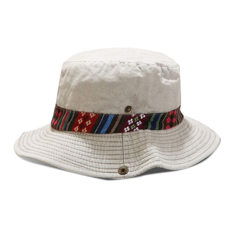 Miesten Puuvilla Pesty Ulkoilu Urheilu Matka Vuorikiipeily Kalastus Aurinkohattu Bucket Hat