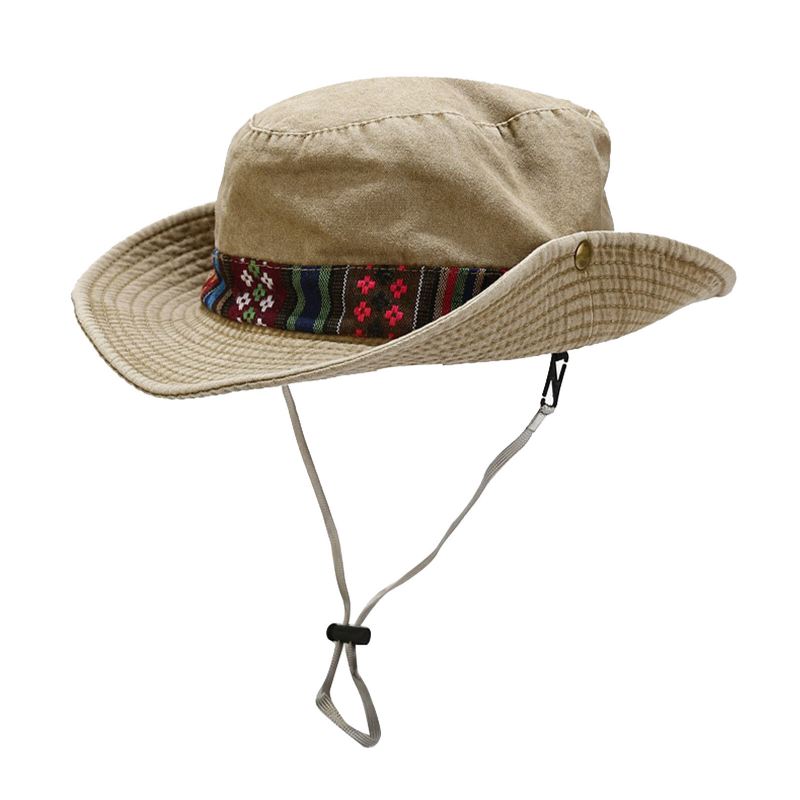 Miesten Puuvilla Pesty Ulkoilu Urheilu Matka Vuorikiipeily Kalastus Aurinkohattu Bucket Hat