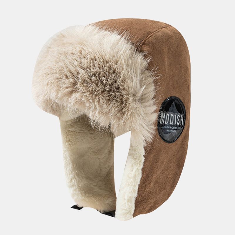 Miesten Trapper Hat Paksu Lämmin Pehmo Vuori Tuulenpitävä Kuulosuojaus Ushanka Hat