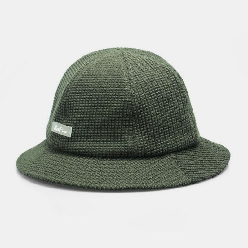 Miesten Yksivärinen Kirjainmerkki Retro Street Sunshade Bucket Hat