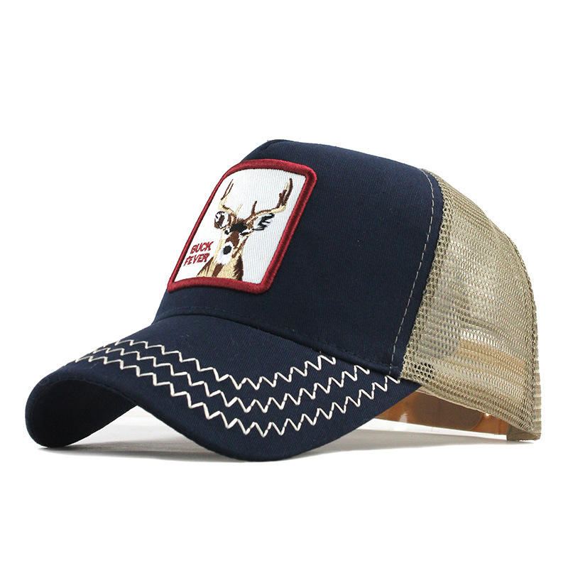 Sarjakuvatulostettu Lippalakki Animal Embroidery Baseball Cap