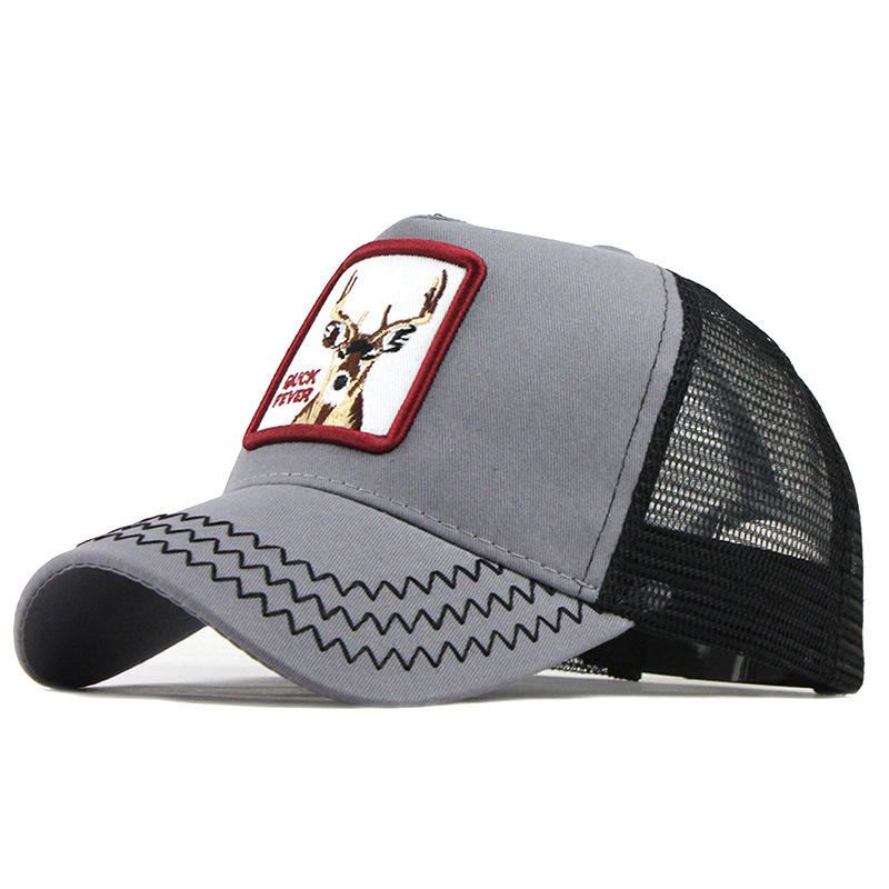 Sarjakuvatulostettu Lippalakki Animal Embroidery Baseball Cap