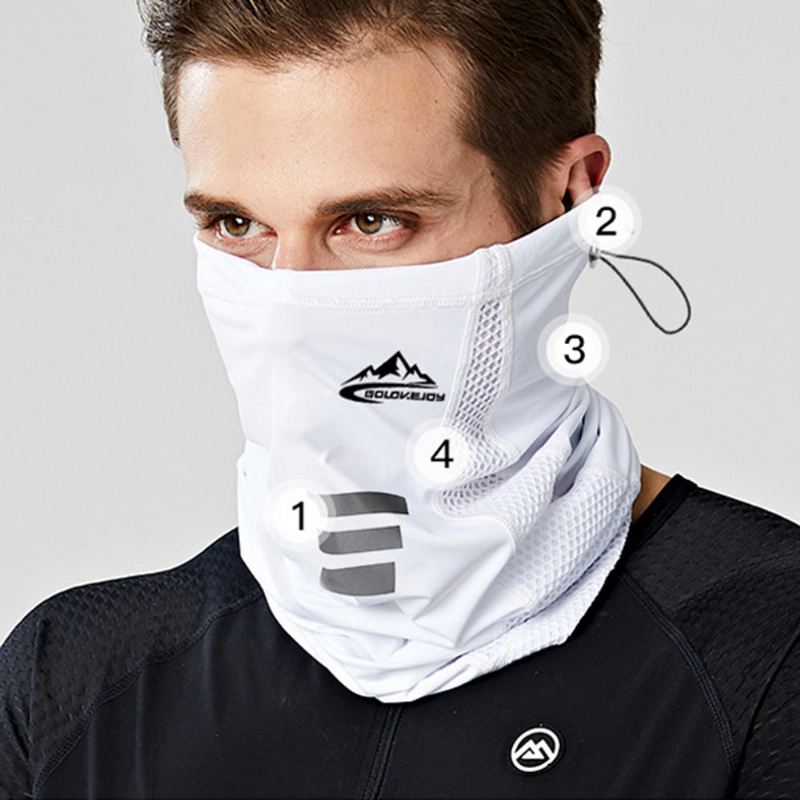 Unisex Ice Silk Aurinkovoide Ratsastus Bandana Balaclava Kaula Säärystin Kaula Putki Uv-säteilyä Kestävä Nopeasti Kuivuva Kevyet Materiaalit Pyöräily Aikuisille