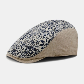 Unisex Litteä Hattupäällinen Cashew Kukkakuvio Villi Hengittävä Auringonsuoja Eteenpäin Cap Baret Cap