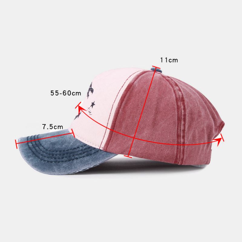 Unisex Merkki Vanha Merirosvolaiva Ankkurikuvio Ivy Cap Outdoor Suncreen Baseball-hatut Stretch Fit Lippis