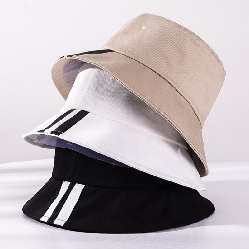 Unisex-puuvillainen Kirjekuviopainatus Twill Fashion Bucket Hat