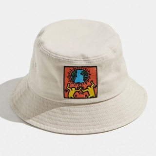 Unisex-puuvillaiset Ympäristönsuojelijat Jotka Sopusoinnussa Luonnon Kanssa Teemakuvio Ulkoilu Aurinkovarjo Bucket Hat