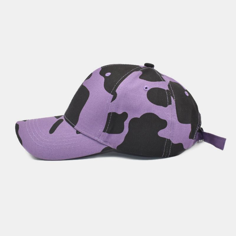 Unisex-puuvillalehmien Kuvio Ulkoilumatkailu Aurinkovarjo Baseball-hattu