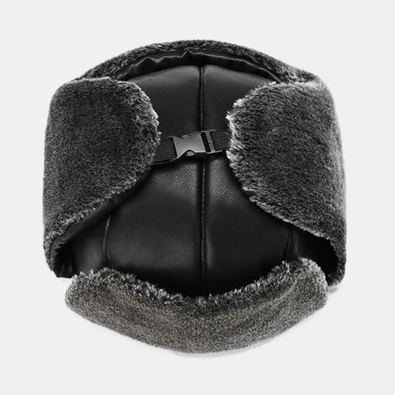 Unisex Winter Thicken Lämmin Trapper Hattu Irrotettava Naamio Verho Ulkona Tuulenpitävä Kuulosuojaus Venäläinen Hattu Ushanka Hat