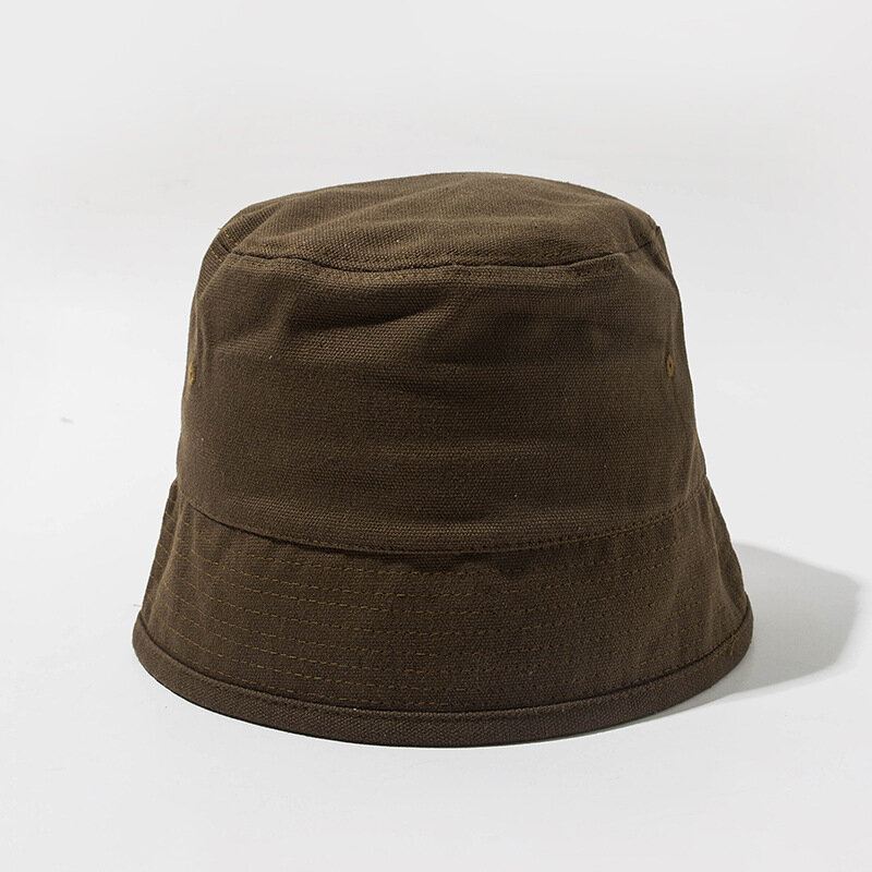 Unisex Yksiväriset Puuvillahattu Bucket-hatut