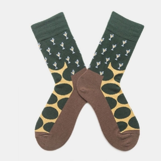 Big Dot-sukat Miehet Ja Naiset Samat Kappaleet Putkessa Persoonallisuussuunnittelu Tide-sukat